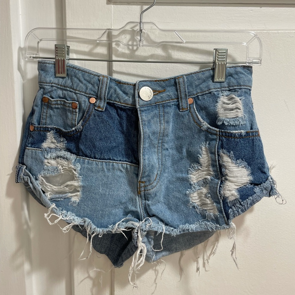 Jean shorts - size small
